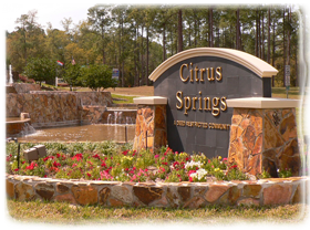 Entrance to Citrus Springs